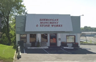 Street view of the Sheboygan Monuments Store
